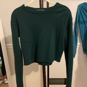 Dark green sweater